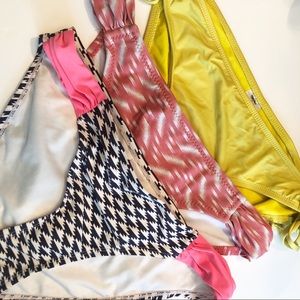 Set Of 3 Bikini Bottoms Massimo & Xhilaration L